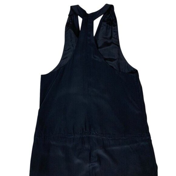 Rory Beca Black Silk Sleeveless Jumpsuit Womens Medium Halter - Picture 6 of 9